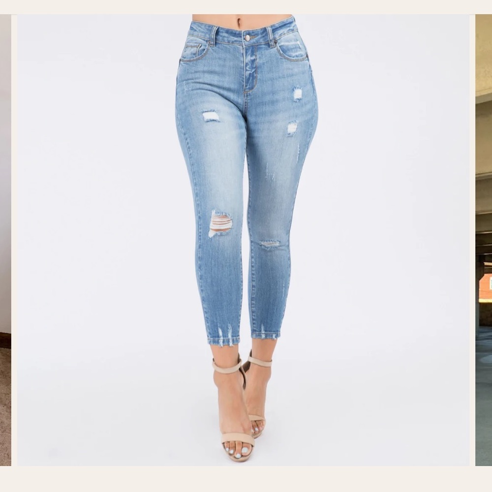 7/8 MID RISE JEANS - Picture 3 of 7